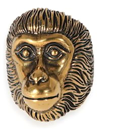 Gucci-Gucci Brass Tone Monkey Head Ring-Other