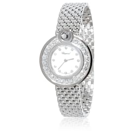 Chopard-Chopard feliz diamante 204407-1003 Reloj de mujer en 18oro blanco kt-Otro