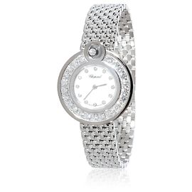Chopard glücklicher Diamant 204407-1003 Damenuhr In 18Weißgold Andere