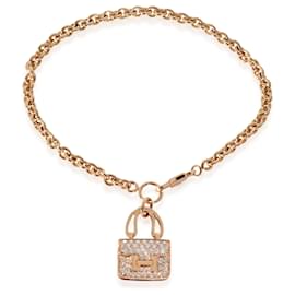 Bracciale Hermès Collezione Amulettes Constance Diamond in 18k Rose Gold 0.44 ctw Altro