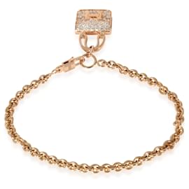 Hermès-Hermès Amulettes Collection Constance Bracelet Diamant en 18k or rose 0.44 ctw-Autre
