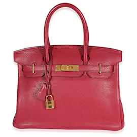 Hermès-Hermes Tosca Clemence Birkin 30 GHW-Pink