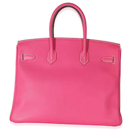 Hermès-Hermès Edição Limitada Rose Tyrien & Tosca Epsom Candy Birkin 35 PHW-Rosa