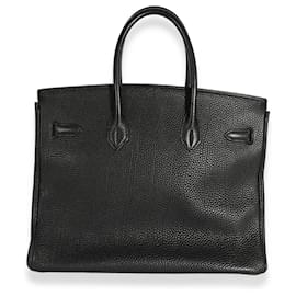Hermès-Hermès Black Togo Birkin 35 PHW-Black