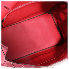 Hermès-Hermès Rouge Casaque Epsom Birkin 35 GHW-Red