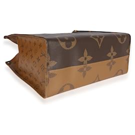 Louis Vuitton-Louis Vuitton Monogram & Monogram Reverse Canvas Onthego Gm-Marrom