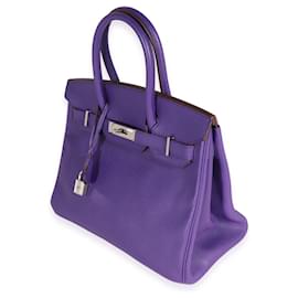 Hermès-Hermès Crocus Epsom Birkin 30 PHW-Purple