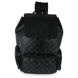 Louis Vuitton-Louis Vuitton Monogram Eclipse Canvas Trio Rucksack-Schwarz