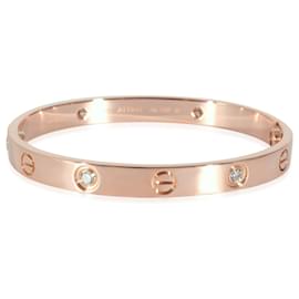 Cartier-Cartier amor pulsera, 4 Diamantes (Oro rosa)-Otro