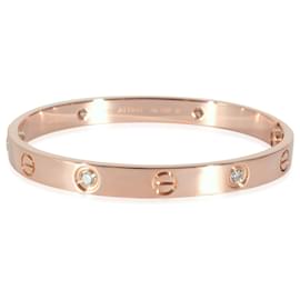 Cartier-Cartier love bracelet, 4 diamonds (Rose gold)-Other