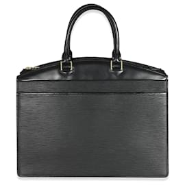 Louis Vuitton-Bolsa Louis Vuitton Vintage Black Epi Riviera-Preto