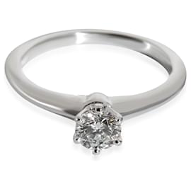 Tiffany & Co-TIFFANY & CO. Diamant-Verlobungsring aus Platin H VS2 0.40 ctw-Andere