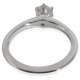 Tiffany & Co-TIFFANY & CO. Diamond Engagement Ring in  Platinum H VS2 0.40 ctw-Other