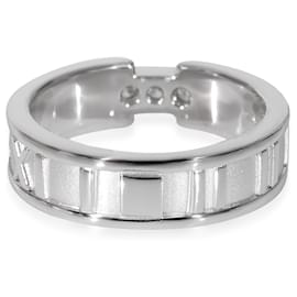 Tiffany & Co-TIFFANY & CO. Atlas Diamond Ring in 18K white gold 0.15 ctw-Other