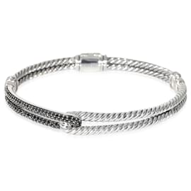 David Yurman-David Yurman Labyrinth Petite Pave Diamond Bracciale in argento sterling 0.5 ctw-Altro