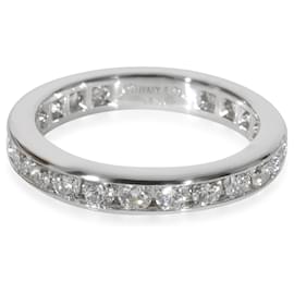 Tiffany & Co-TIFFANY & CO. Channel Set Diamond Eternity Band in Platinum 1.00 ctw-Other