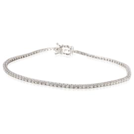 Autre Marque-Bracelet micro tennis diamant 14K or blanc 1.00 ctw-Autre