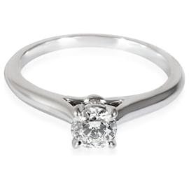 Cartier-cartier 1895 Anello di fidanzamento con diamante in platino E VS2 0.31 ctw-Altro