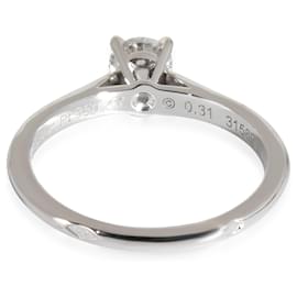 Cartier-cartier 1895 Diamond Engagement Ring in  Platinum E VS2 0.31 ctw-Other
