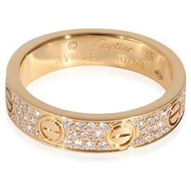 Cartier-Aliança de casamento Cartier Love, Diamante Pavimentado (ouro amarelo)-Outro