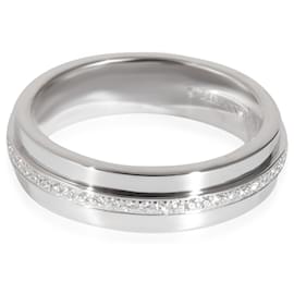 Tiffany & Co-TIFFANY & CO. Tiffany T Narrow Diamond Ring in 18K white gold 0.13 ctw-Other