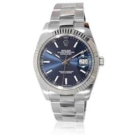 Rolex-Rolex Datejust 41 126334 Relógio masculino em aço inoxidável/OURO BRANCO-Outro