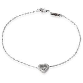 Chopard Happy Diamonds Bracelet en 18K or blanc 0.19 ctw Autre