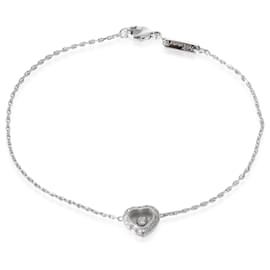 Chopard-Chopard Happy Diamonds Bracelet en 18K or blanc 0.19 ctw-Autre