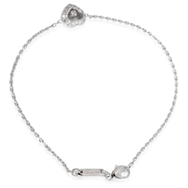 Chopard-Chopard Happy Diamonds Bracelet en 18K or blanc 0.19 ctw-Autre