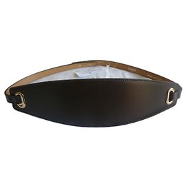 Max Mara Maxigürtel dunkelbraun Leder Dunkelbraun
