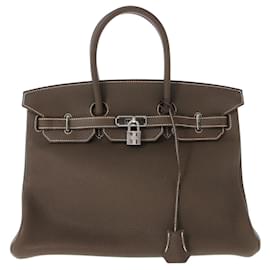 Hermès-HERMES BIRKIN 35-Marron