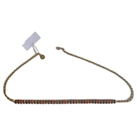 Max Mara-MAX MARA'S Jewel belt with rhinestones-Golden