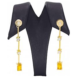 Autre Marque-Earrings Gold PAPARADSHA-Golden,Yellow