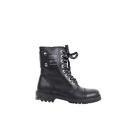 Zadig & Voltaire Leather Lace-up Boots Black