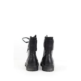 Zadig & Voltaire-Leather Lace-up Boots-Black