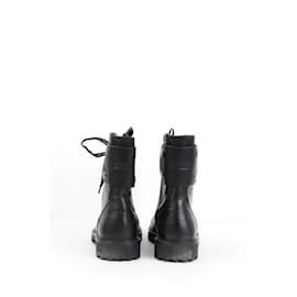 Zadig & Voltaire-Stivali stringati in pelle-Nero