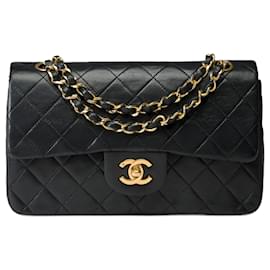 Chanel-Sac Chanel Timeless/classic black leather - 101724-Black
