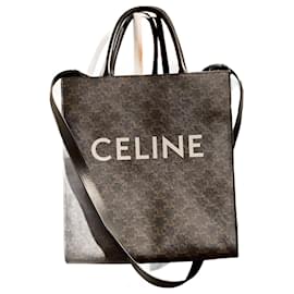 Céline-CELINE Handtaschen T.  Stoff-Braun