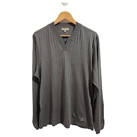 Burberry-BURBERRY  T-shirts T.International XL Cotton-Grey