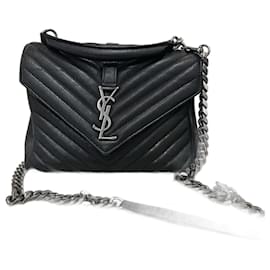 Saint Laurent-SAINT LAURENT  Handbags T.  leather-Black