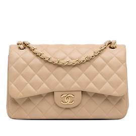 Chanel-CHANEL HandbagsLeather-Brown