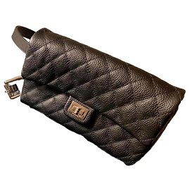 Chanel 2.55 Bag on Belt Black Noé size Black Black
