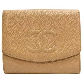 Chanel-Logotipo de Chanel CC-Beige