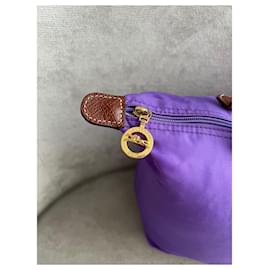 Longchamp-Handbags-Dark purple