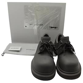 Balenciaga-Sapatos Balenciaga Steroid Derby em borracha EVA preta-Preto