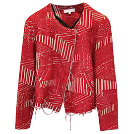 Iro-Iro Mepsie Jacket in Red Acrylic-Red