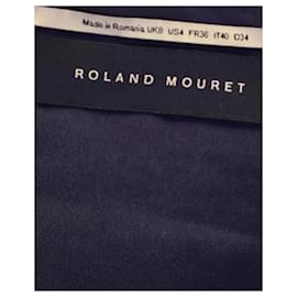 Roland Mouret-Casaco impermeável com cinto Roland Mouret em tweed multicolorido-Multicor
