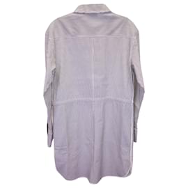 Jason Wu-Jason Wu Striped Shirt Dress in Grey Cotton-Grey