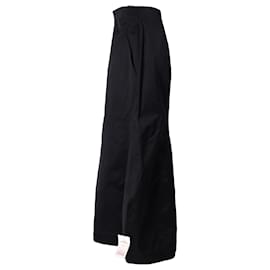 Jil Sander-Jil Sander Maxi Skirt in Black Silk-Black