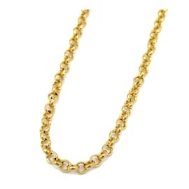 Chrome Hearts-22K Chain Link Necklace-Golden